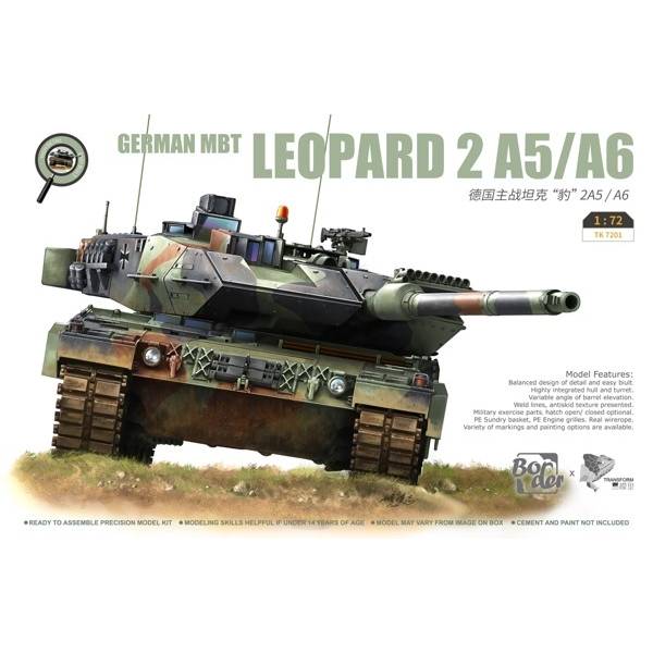 Rakuten - ボーダーモデル 1/72 レオパルド2 A5/A6 スケールモデル TK7201
