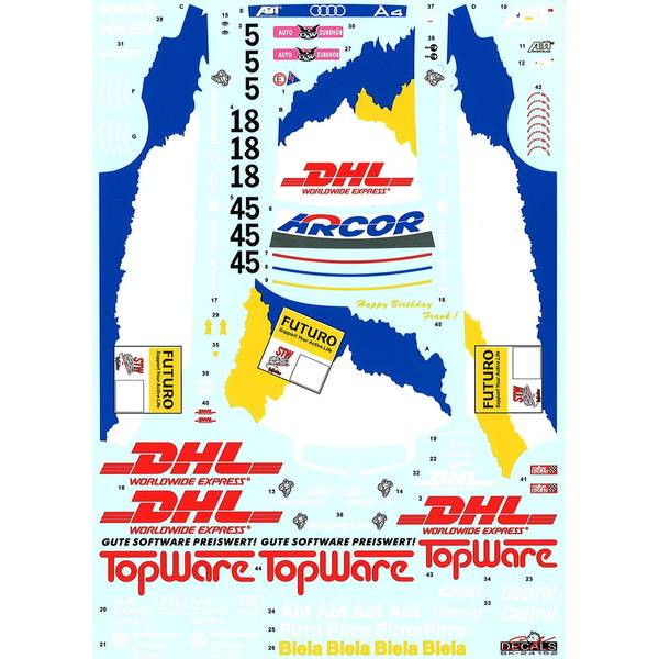 プラッツ 1/24 アウディ A4 クワトロ 1996 BTCCチャンピオン 1998 ドイツ スーパー...