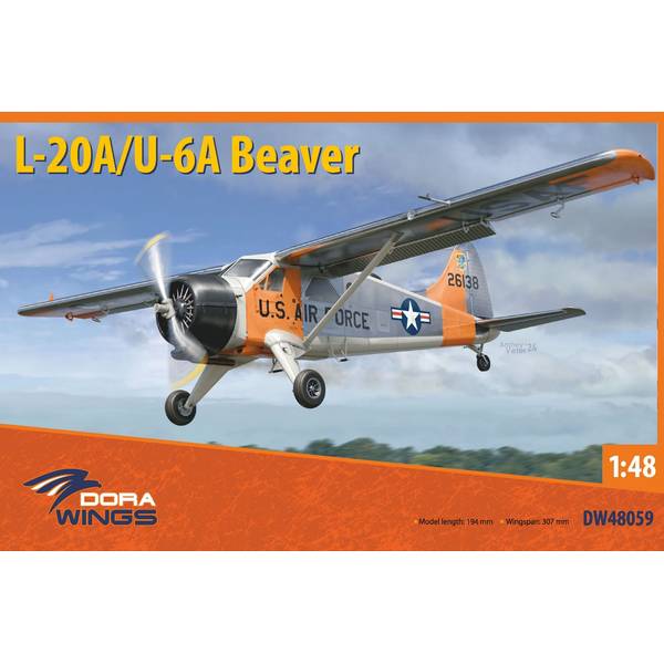 ドラウィングス 1/48 L-20A/U-6A ビーバー スケールモデル DWS48059
