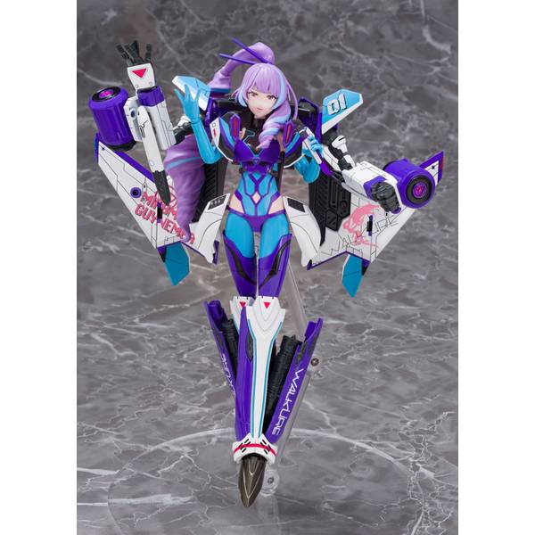 アオシマ V.F.G.No.MC-17 マクロスΔ VF-31J ジークフリード 美雲・ギンヌメール キャラクタープラモデル 4905083065280