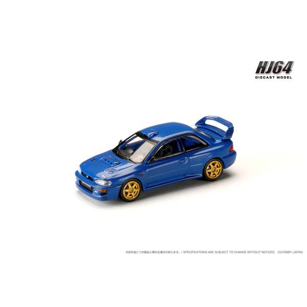 ■素材：ダイキャスト(亜鉛合金)/ABS /ホビージャパンの1/64ダイキャストシリーズ"HJ64"から1/64 スバル インプレッサ 22B STi Version (GC8) Rally Base Carの登場です。製品にはクリアケース...