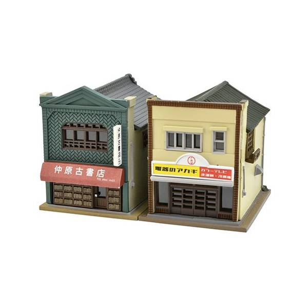 樂天商城 - トミーテック Nゲージ 建物コレクション/人情商店街 建コレ189 古本屋・電気屋 鉄道模型パーツ 335429