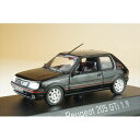 ノレブ 1/43 プジョー 205 GTi 1.9 1992 ブラック PTSデコ 完成品ミニカー 471734