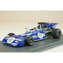 スパーク 1/43 ティレル 003 No.11 1971 F1 フランスGP ウィナー J.スチュワート 完成品ミニカー S7232