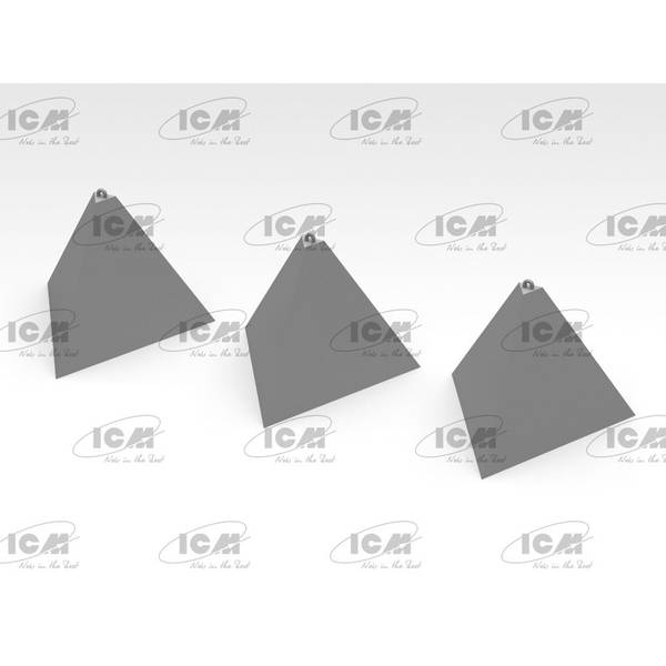 ポストホビーWEBSHOPのICM 1/35 対戦車障害物 『Dragon's teeth』 模型用グッズ 35746｜アングル2