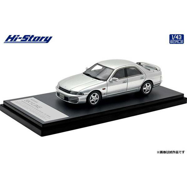 樂天商城 - ハイストーリー 1/43 ニッサン スカイライン 4ドア セダン GTS25t Type M spec・II 1996 ソニックシルバー 完成品ミニカー HS477SL