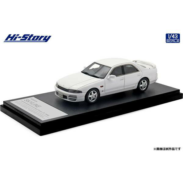 樂天商城 - ハイストーリー 1/43 ニッサン スカイライン 4ドア セダン GTS25t Type M spec・II 1996 ホワイト 完成品ミニカー HS477WH