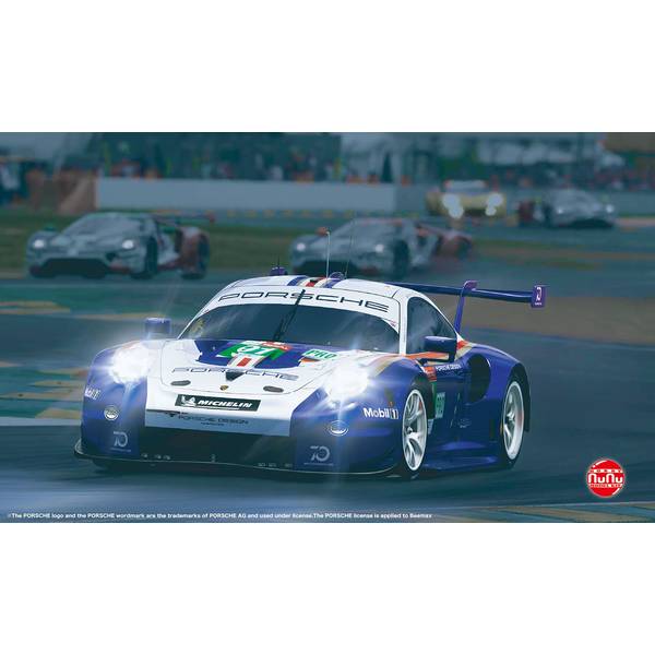 ●ポルシェと言えばこのカラーリングが外せないポルシェが創業70周年を迎えた2018年に伝統のルマン24時間レースに参戦した911にはファンには懐かしい復刻カラーリングを施したマシンが用意されました。その1台、カーナンバー91のマシンを再現するプラスチックモデル組み立てキットです。※The PORSCHE logo and the PORSCHE wordmark are the trademarks of PORSCHE AG and used under license. The PORSCHE license is applied to Beemaxメーカー名：プラッツ/NuNuスケール：1/24形態：スケールモデルメーカー型番：PN24049▼商品登録日：2025年04月17日