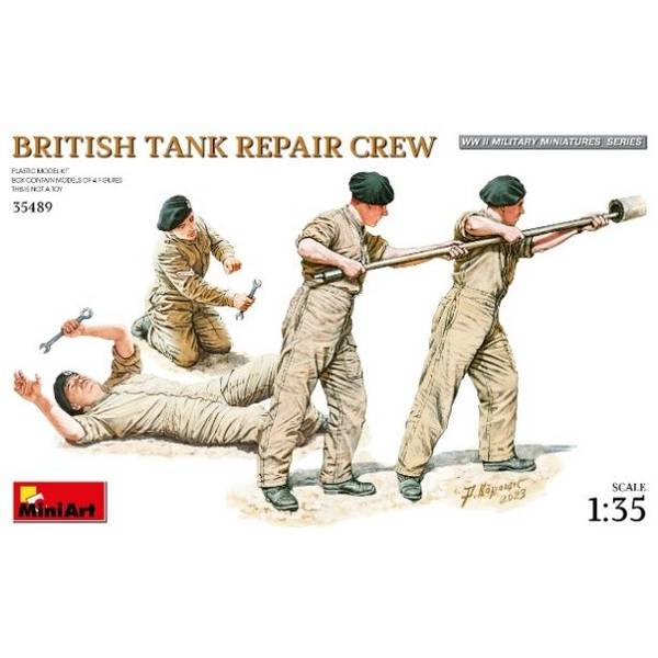 Rakuten - ミニアート 1/35 イギリス戦車修理乗組員 スケールモデル MA35489