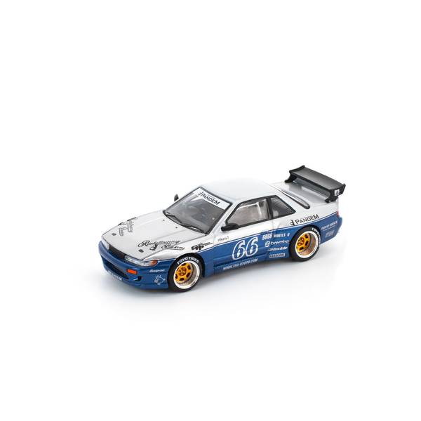 Rakuten - POP RACE 1/64 ニッサン パンデム シルビア S13 ムーンテックブルー 完成品ミニカー PR640264