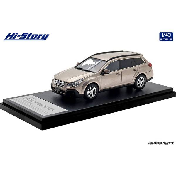 ハイストーリー 1/43 スバル レガシィ アウトバック 2.5i EyeSight 2012 バーニッシュドブロンズ・メタリック 完成品ミニカー HS512BR