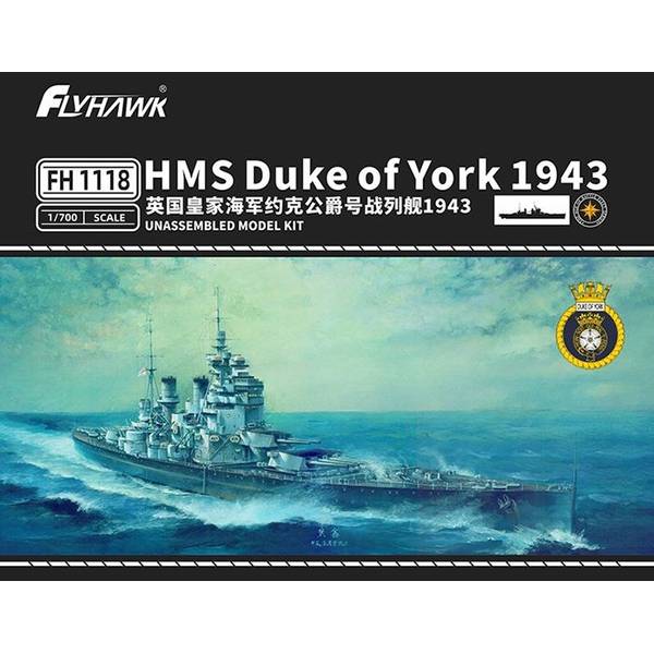 Rakuten - フライホーク 1/700 HMS デューク・オブ・ヨーク 1943 (豪華版) スケールモデル FLYFH1118S