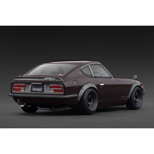 イグニッションモデル 1/18 ニッサン フェアレディ 240ZG HS30 マルーン 完成品ミニカー IG3721 2