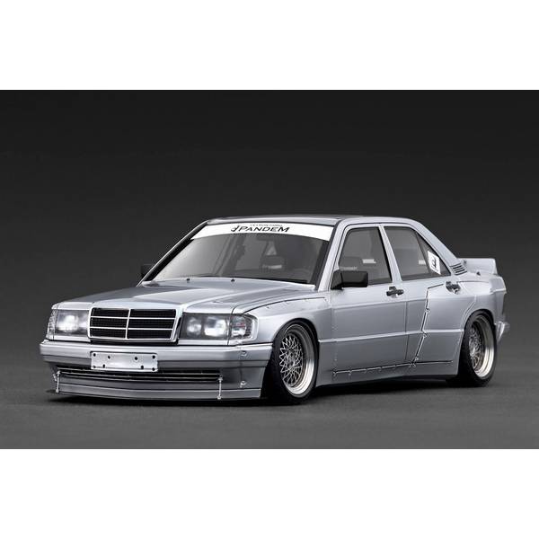 Mercedes Benz - イグニッションモデル 1/18 メルセデス・ベンツ PANDEM 190 シルバー 完成品ミニカー IG3768