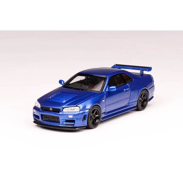 Rakuten - MOTORHELIX 1/64 ニッサン NISMO R34 GT-R Z-tune ベイサイドブルー 完成品ミニカー M63416