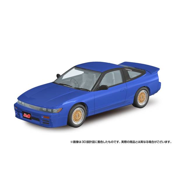 アオシマ 1/32 楽プラ スナップキット No.CM-5 真子のシルエイティ 「頭文字D」より キャラクタープラモデル 4905083069363