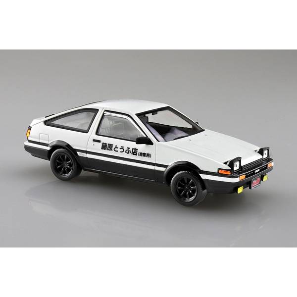 アオシマ 1/32 楽プラ スナップキット No.CM-1 拓海のハチロク 「頭文字D」より キャラクタープラモデル 4905083200414