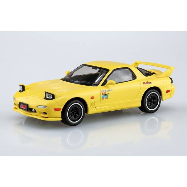 アオシマ 1/32 楽プラ スナップキット No.CM-2 啓介のFD 「頭文字D」より キャラクタープラモデル 4905083200421