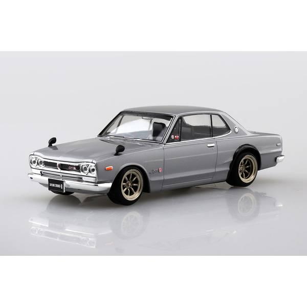 樂天商城 - アオシマ 1/32 楽プラスナップキット No.16CU-SV ニッサン C10 スカイライン 2000GT-R カスタムホイール シルバー スケールモデル 4905083201671