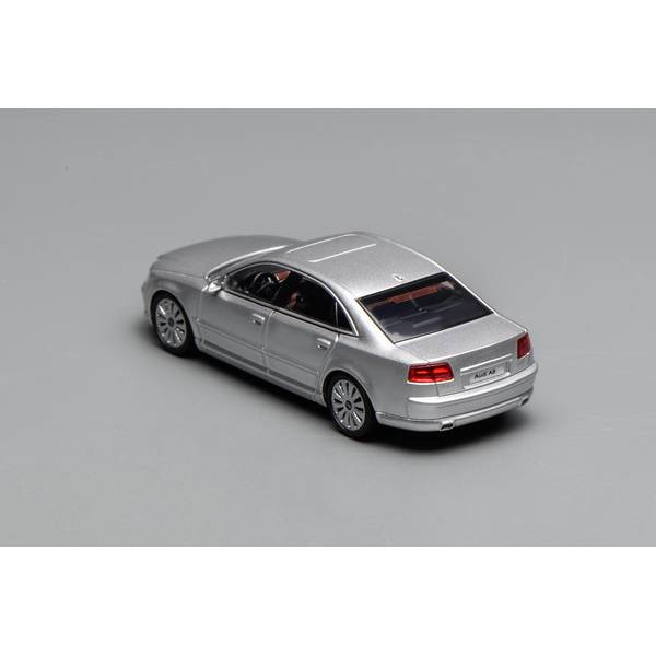 MOTORHELIX 1/64 アウディ A8 D3 2008 後期Ver. アイスシルバーメタリック 完成品...