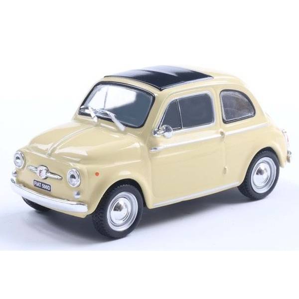 ファースト43 1/43 フィアット 500D 1962 ライトイエロー 完成品ミニカー F43-180