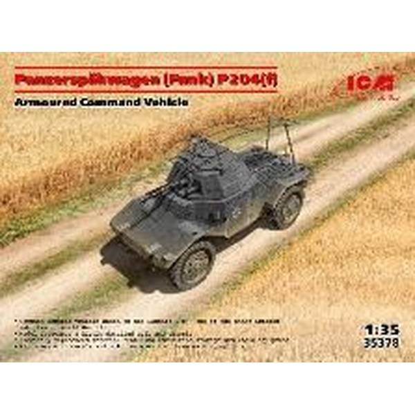 ICM 1/35 ドイツ P204(f) 装甲指揮車 スケールモデル 35378