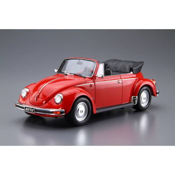 Rakuten - アオシマ 1/24 ザ☆モデルカー No.75 フォルクスワーゲン 15ADK ビートル 1303S カブリオレ '75 スケールモデル 4905083204665