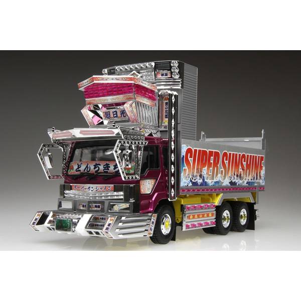 樂天商城 - アオシマ 1/32 ザ☆デコトラ No.1 スーパーサンシャイン スケールモデル 4905083204757