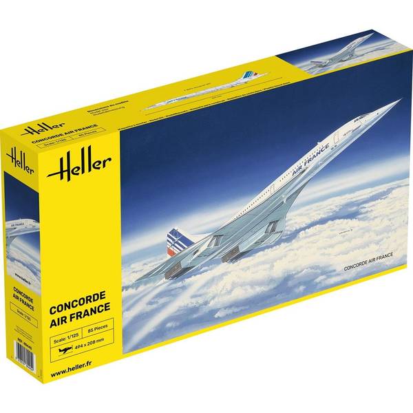エレール 1/125 コンコルド エールフランス スケールモデル HE80445