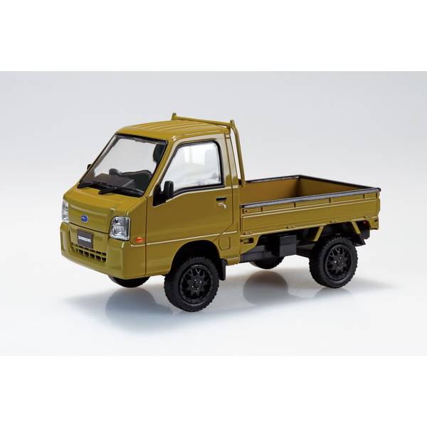 Rakuten - アオシマ 1/32 楽プラ スナップキット No.05CU-OE スバル サンバー トラック カスタムホイール(オリーブ) スケールモデル 4905083203903