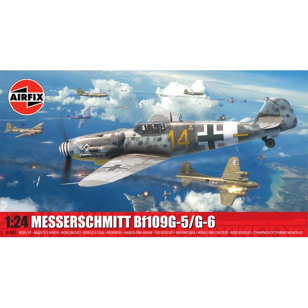 エアフィックス 1/24 メッサーシュミット Bf109G-5/G-6 スケールモデル X17003...