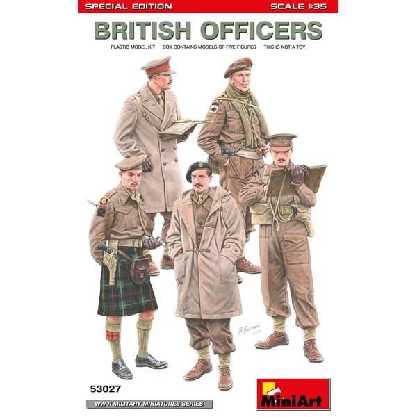 樂天商城 - ミニアート 1/35 英国将校 特別版 スケールモデル MA53027