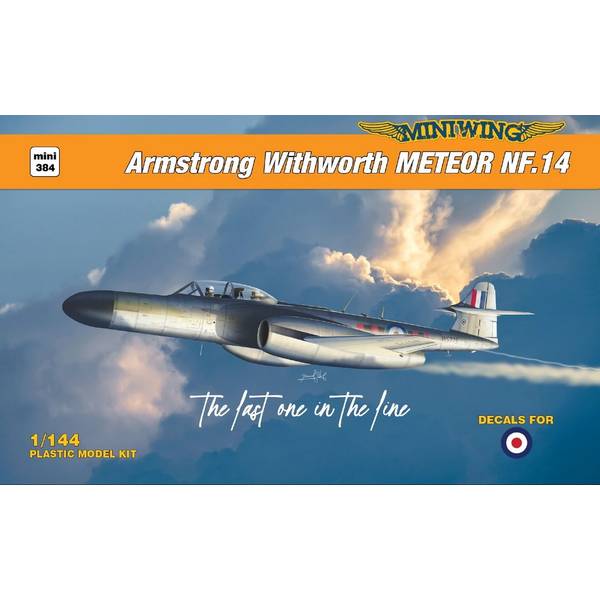 ミニウィング 1/144 AW ミーティア NF.14 "イギリス・フランス" スケールモデル MWG144384