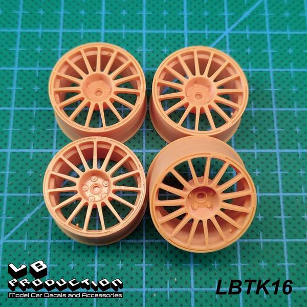 樂天商城 - LBプロダクション 1/24 BMW 320si E90用 ホイールセット 3Dプリントパーツ 模型用グッズ LBTK16
