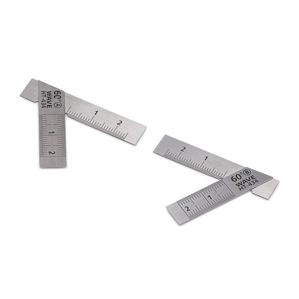 Rakuten - ウェーブ HGステンレスT定規[ショートタイプ]2枚組/60° 模型用グッズ HT-434