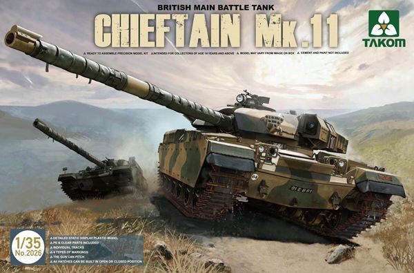 Rakuten - タコム 1/35 イギリス主力戦車 チーフテン Mk.11 スケールモデル TKO2026