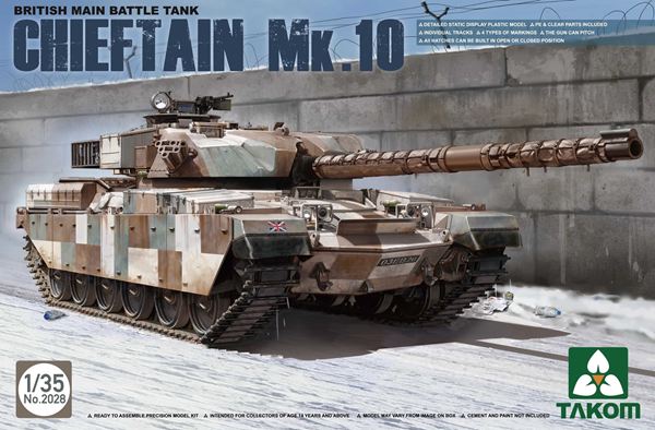 樂天商城 - タコム 1/35 イギリス主力戦車 チーフテン Mk.10 スケールモデル TKO2028