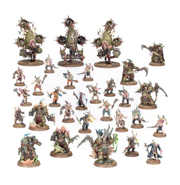 ゲームズワークショップ Death Guard Battleforce: Vile Vectorium 「ウォーハンマー40000」より キャラクタープラモデル 42-18