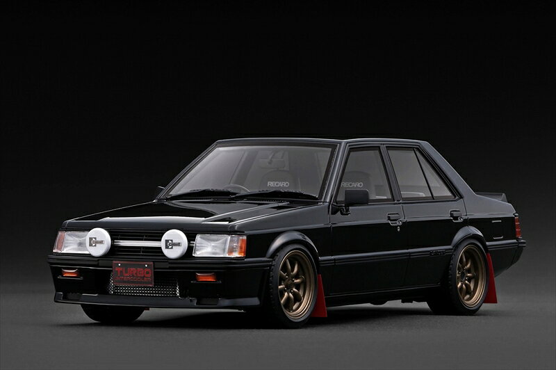 イグニッションモデル 1/18 ミツビシ Lancer EX GSR ターボ (A175A) Black ※Fog Lamp 完成品ミニカー IG3966