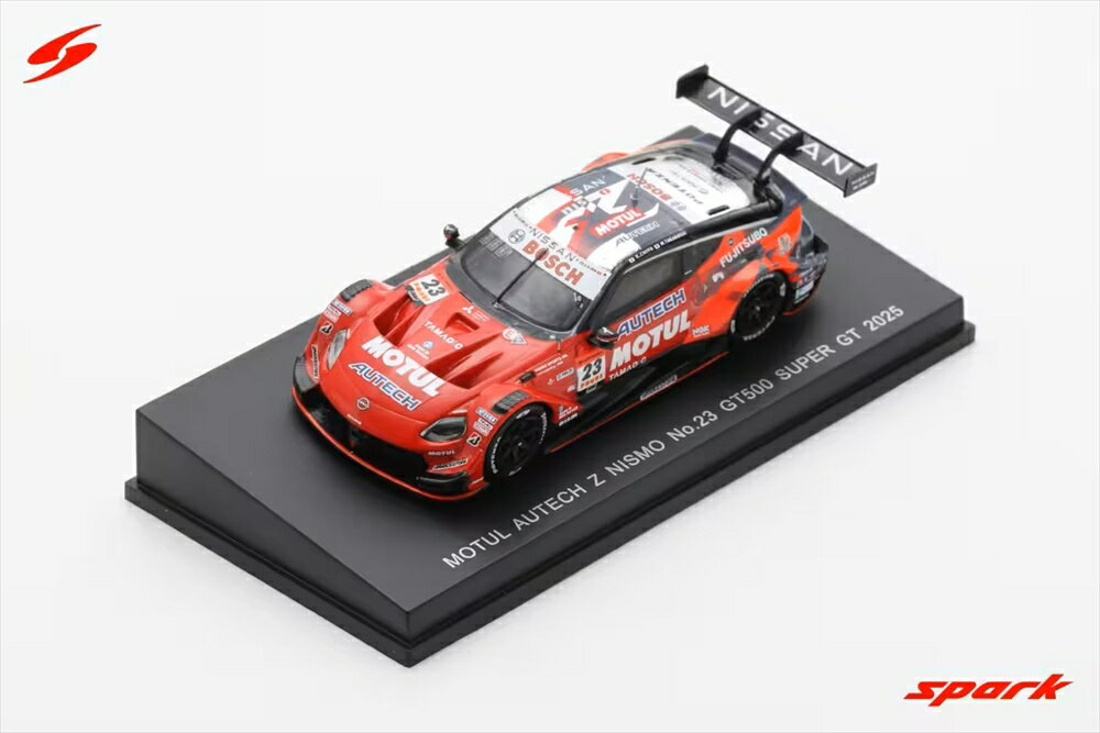樂天商城 - スパーク 1/64 MOTUL AUTECH Z No.23 NISMO 2025 GT500 スーパーGT 千代勝正/高星明誠 完成品ミニカー 64SGT25023