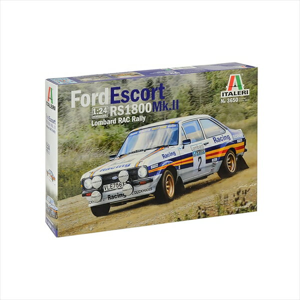 Rakuten - イタレリ 1/24 フォード エスコート RS1800 Mk.II RACラリー(日本語説明書付属) スケールモデル IT3650