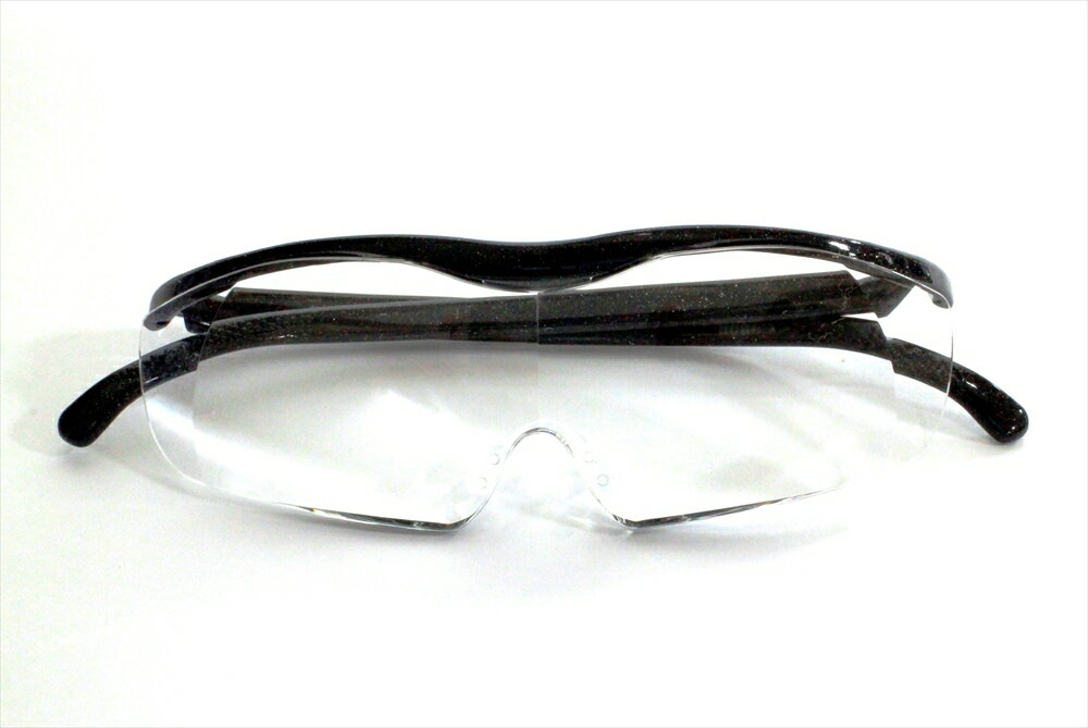 ハズキ ハズキルーペ ラージ 1.85倍 クリアレンズ 黒 模型用グッズ 4964594732180