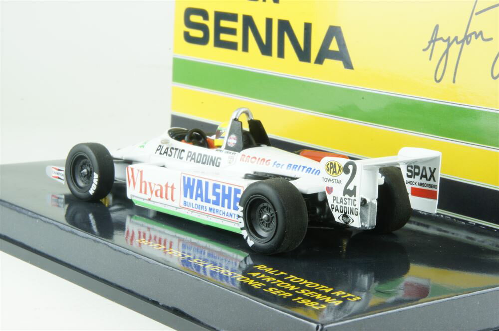 ミニチャンプス 1/43 ラルト トヨタ RT3 F3 1982 F3 シルバーストーン A.セナ 完成品ミニカー 547824392 2