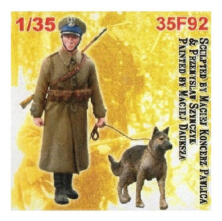 樂天商城 - トロモデル 1/35 ポーランド軍 国境警備隊員ト 軍用犬 スケールプラモデル TRM35F92