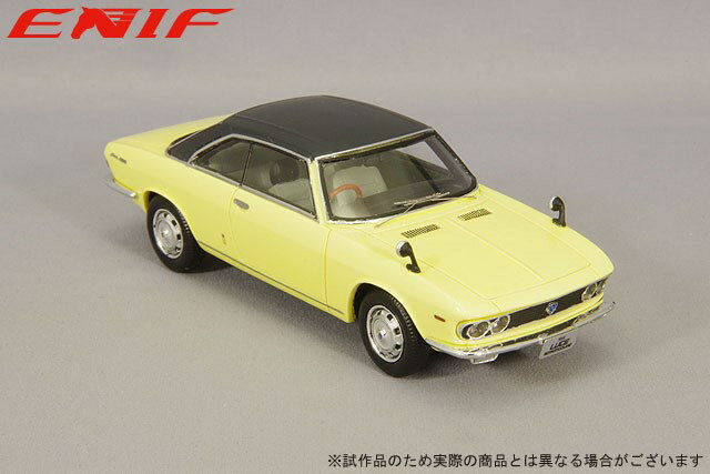 エニフ 1/43 マツダ ルーチェ ロータリークーペ 1969 ムーンライトイエロー/レザートップ 完成品ミニカー ENIF0061