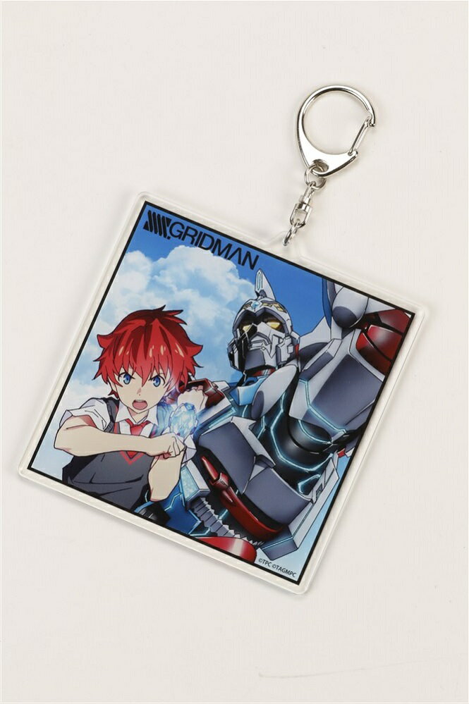 ホビージャパン SSSS.GRIDMAN 「宇宙船」描き下ろしイラスト アクリルキーホルダー グリッドマン＆響裕太 グッズ U-TBGR001【倉庫在庫品】のサムネイル