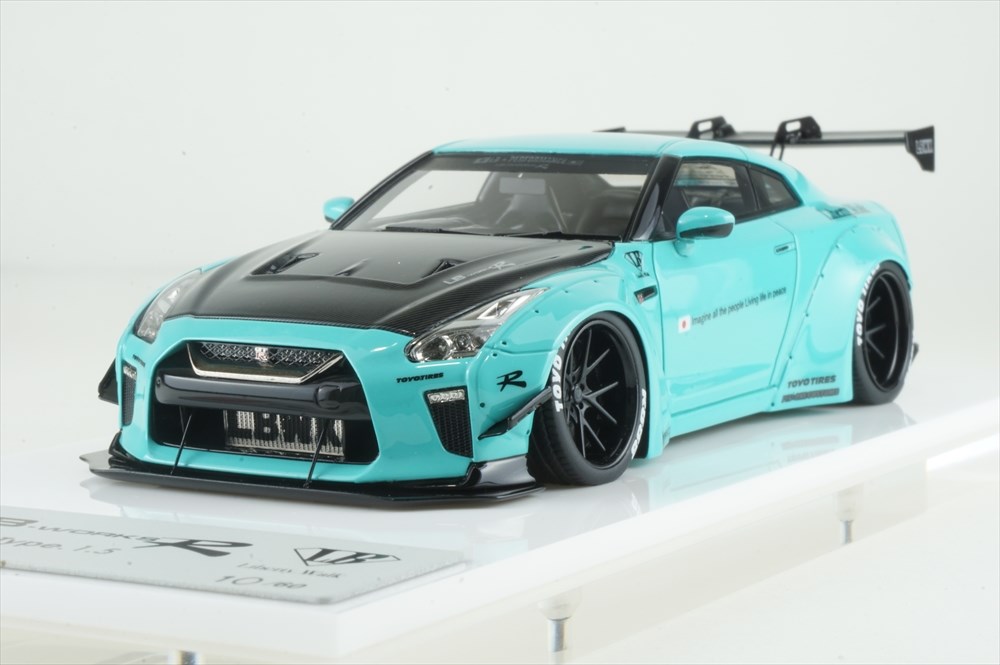 ɥ 1/43 LB-WORKS ˥å GT-R 1.5 2017 ߥȥ꡼ ʥߥ˥ LB007E