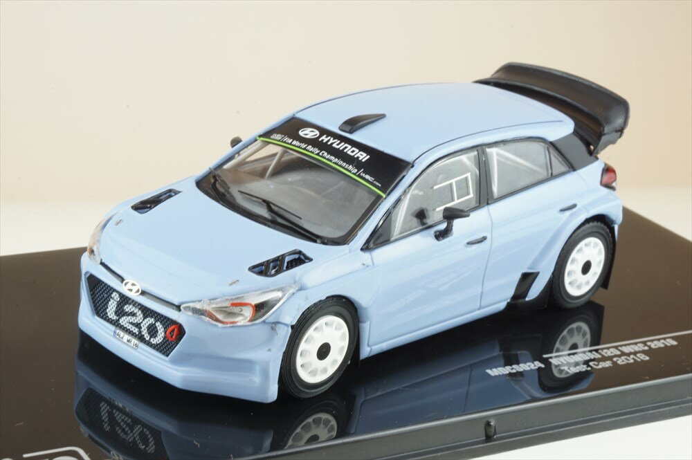 イクソモデル 1/43 ヒュンダイ I20 WRC 2016 テストカー H.パッドン/D.ソルド 完成品ミニカー MDCS024