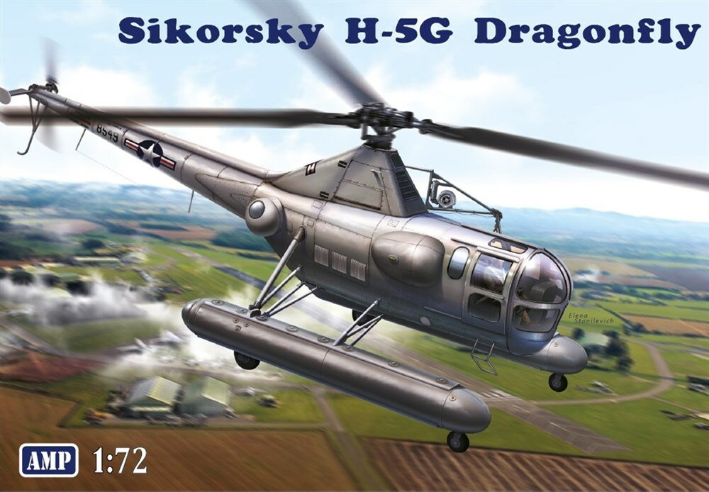 H-5は1943年に初飛行したシコルスキーR-5汎用ヘリコプターの空軍型で、1948年に救難任務に特化したH-5Gが39機、フロートを装備したH-5H水陸両用機が16機生産されました。キットには通常の着陸装置とフロートパーツの両方が入ってい...