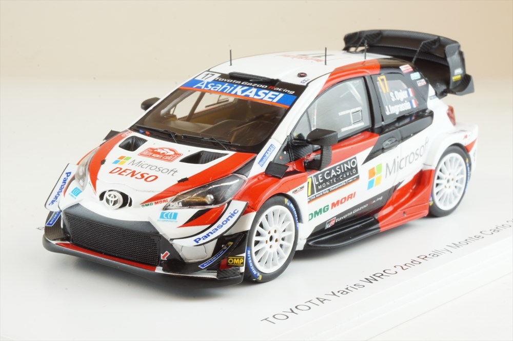 スパーク 1/43 トヨタ ヤリス WRC No.17 ガズーレーシング WRT 2020 ラリー・モンテカルロ 2位 S.オジェ/J.イングラシア 完成品ミニカー S6551